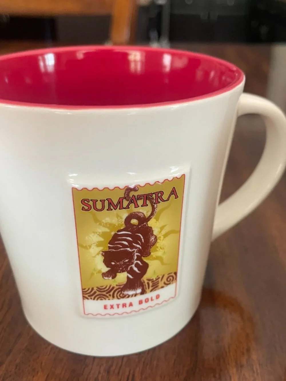 Starbucks 2006 Sumatra Extra Bold & Arabian Mocha Sanani 3D Mug Set of 2